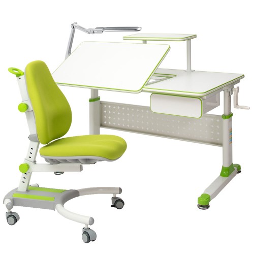 Комплект парта и кресло RIFFORMA Comfort 34 - зеленый