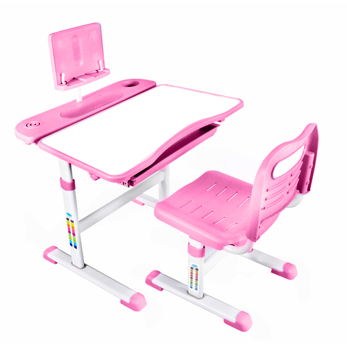 Комплект парта и стул RIFFORMA SET-17-розовый