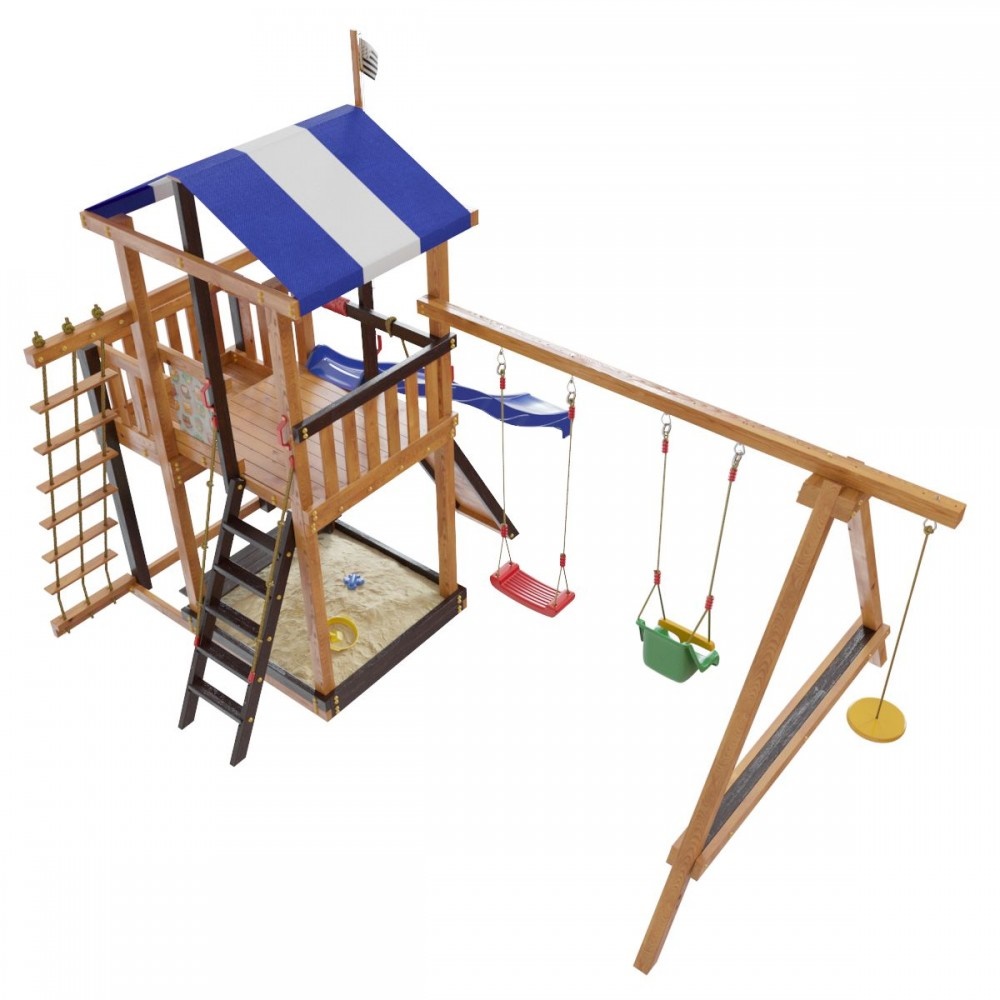 Детская деревянная игровая площадка Самсон Бретань 