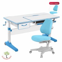 Комплект  парта Anatomica Uniqa Lite + кресло Anatomica Armata  голубой
