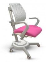 Детское ортопедическое кресло Mealux Ergoback - розовый однотонный