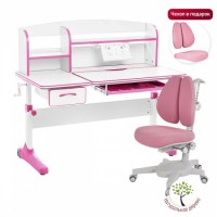 Комплект  парта Anatomica Uniqa  + кресло Anatomica Armata  Duos розовый