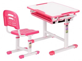 Комплект парта и стульчик Mealux EVO-06-розовый