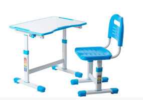 Комплект парта + стул трансформеры Sole II FUNDESK - голубой