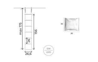 Лестница веревочная пластиковая РОМАНА (ROMANA)