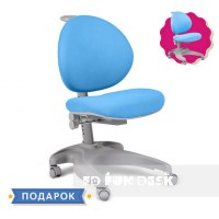 Детское эргономичное кресло FunDesk Cielo Grey - голубой