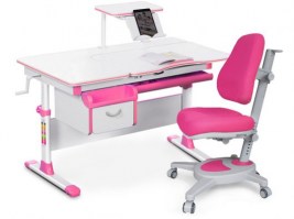 Комплект парта и кресло Mealux  Evo-40 - розовый/Onyx (Y-110) PN