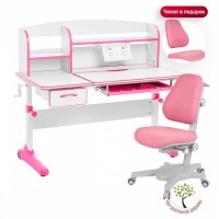 Комплект  парта Anatomica Uniqa  + кресло Anatomica Armata  розовый