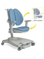 Детское кресло ErgoKids Clever Duo синий