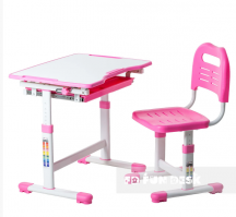 Комплект парта+стул трансформеры SOLE  FUNDESK - розовый