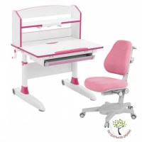 Комплект парта Anatomica Vanda +кресло Armata  розовый/розовый 