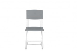 Растущий стул Дэми СУТ- 01 Stul 1 пластик белый/серый