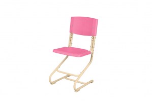 Растущий стул Дэми СУТ- 01 Stul 1 пластик бежевый/розовый