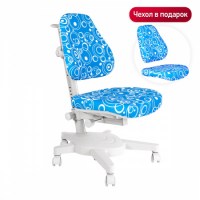 Детское кресло Anatomica Armata синий с мыльными пузырями 