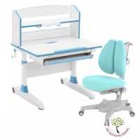 Комплект парта Anatomica SET-20 +кресло Armata Duos голубой 