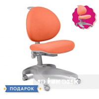 Детское эргономичное кресло FunDesk Cielo Grey - оранжевый