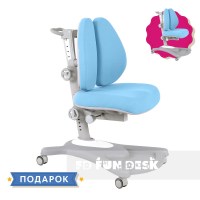Детское кресло Fortuna Grey Fundesk - голубой