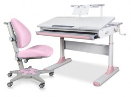 Комплект стол Mealux Edmonton Multicolor + кресло ErgoKids Jasper