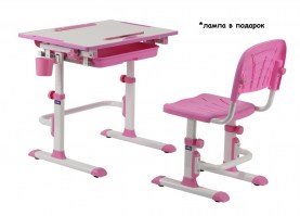 Комплект Cubby Парта и стул-трансформеры Karo WP-розовый