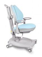 Детское кресло Y-404 - голубой/серый