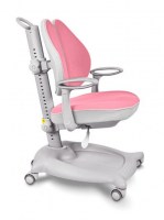 Детское кресло Y-404 - розовый/серый