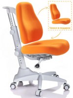 Детское кресло Mealux Match (Grey base) - оранжевое однотонное