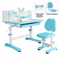 Комплект Anatomica Umka XL парта + стул + надстройка + выдвижной ящик + подставка для книг