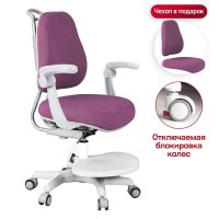 Детское кресло Anatomica Ragenta c подлокотниками фиолетовое