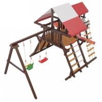 Детская деревянная игровая площадка Самсон Таити Люкс