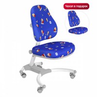 Детское кресло Anatomica Figra синие с роботами