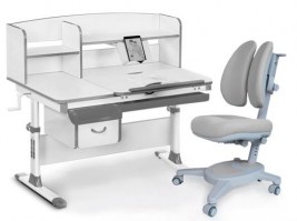 Комплект парта и кресло Mealux EVO-50 - серый/Onyx Duo (Y-115) G